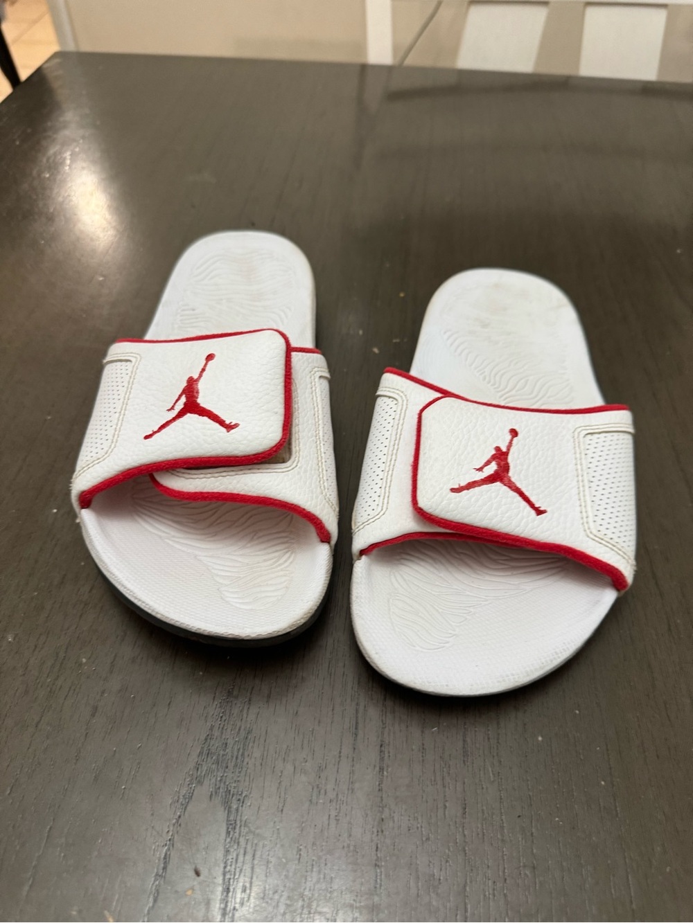Jordan - Air Jordan Hydro 3 Retro Slide 'White University Red' size us 9